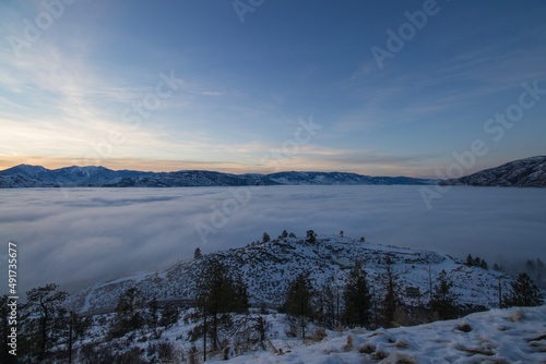 View of the inversion from Anarchist Mountain in Osoyoos, BC © Lynda