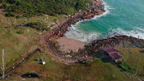 Imagens aéreas Vale da Utopia - Guarda do Embaú - Palhoça - Santa Catarina photo