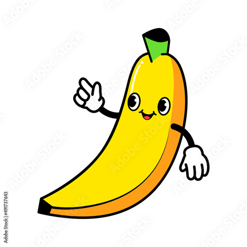 cute banana cartoon for children book