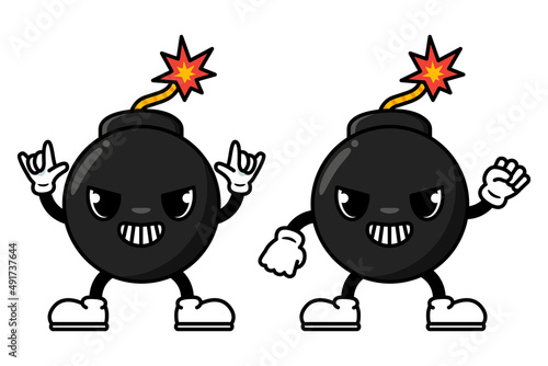 cute bomb cartoon for children book