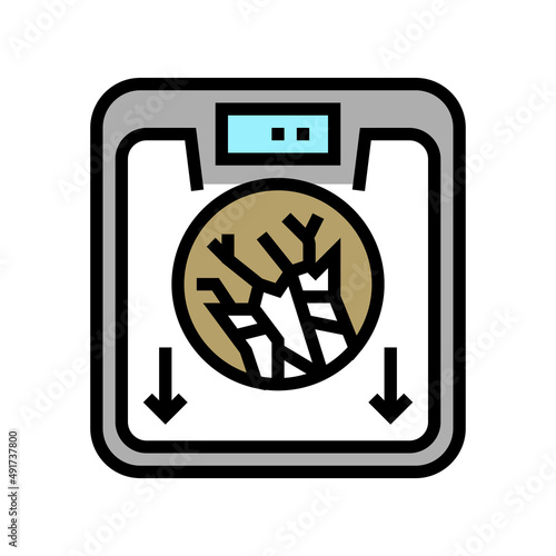 shortness of breath symptom mesothelioma color icon vector. shortness of breath symptom mesothelioma sign. isolated symbol illustration