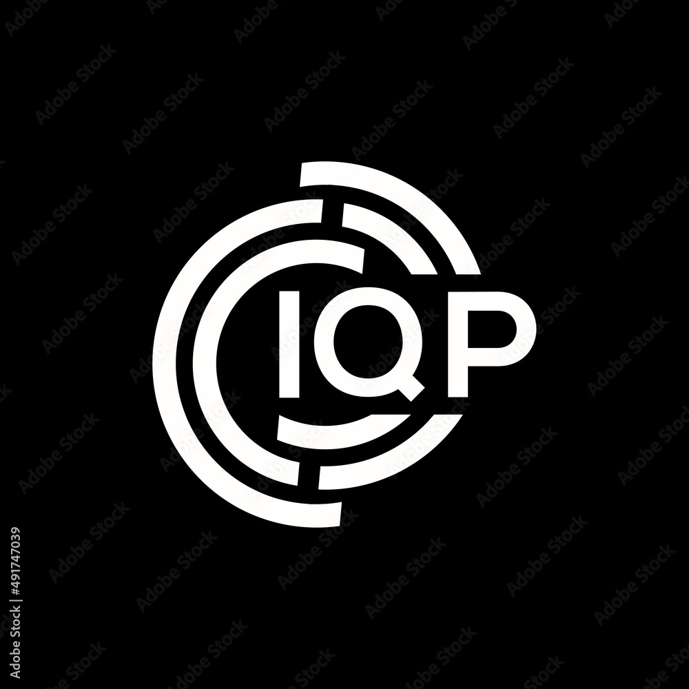 IQP letter logo design. IQP monogram initials letter logo concept. IQP letter design in black background. IQP letter logo design. IQP monogram initials letter logo concept. IQP letter design in black background.
