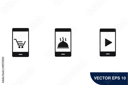 new normal icons  symbol vector elements for infographic web