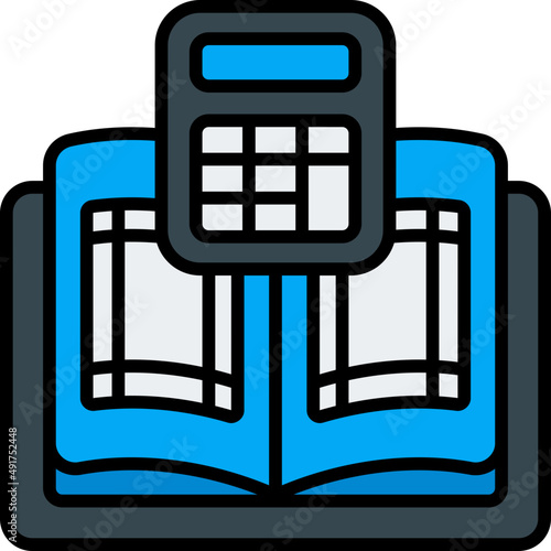 ledger filled outline icon