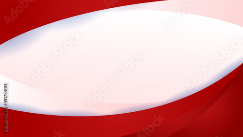 Modern red abstract background paper shine and layer element vector for presentation design. Suit for business, corporate, institution, party, festive, seminar, and talks.