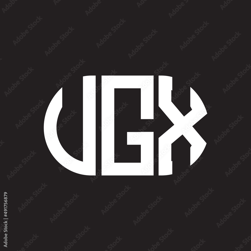 VGX letter logo design. VGX monogram initials letter logo concept. VGX letter design in black background. VGX letter logo design. VGX monogram initials letter logo concept. VGX letter design in black background.
