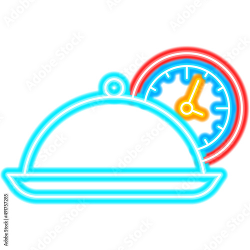 Food Order Delivery Neon