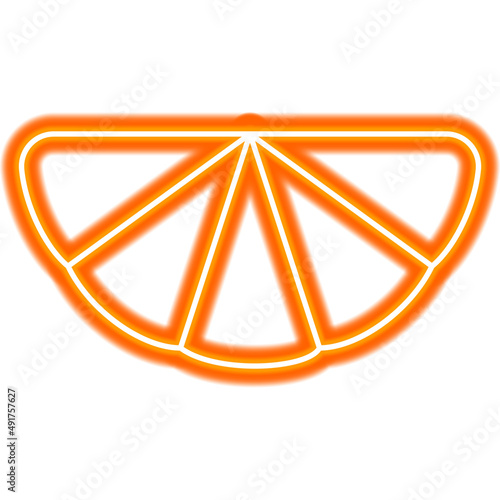 Mandarin Fruit Neon