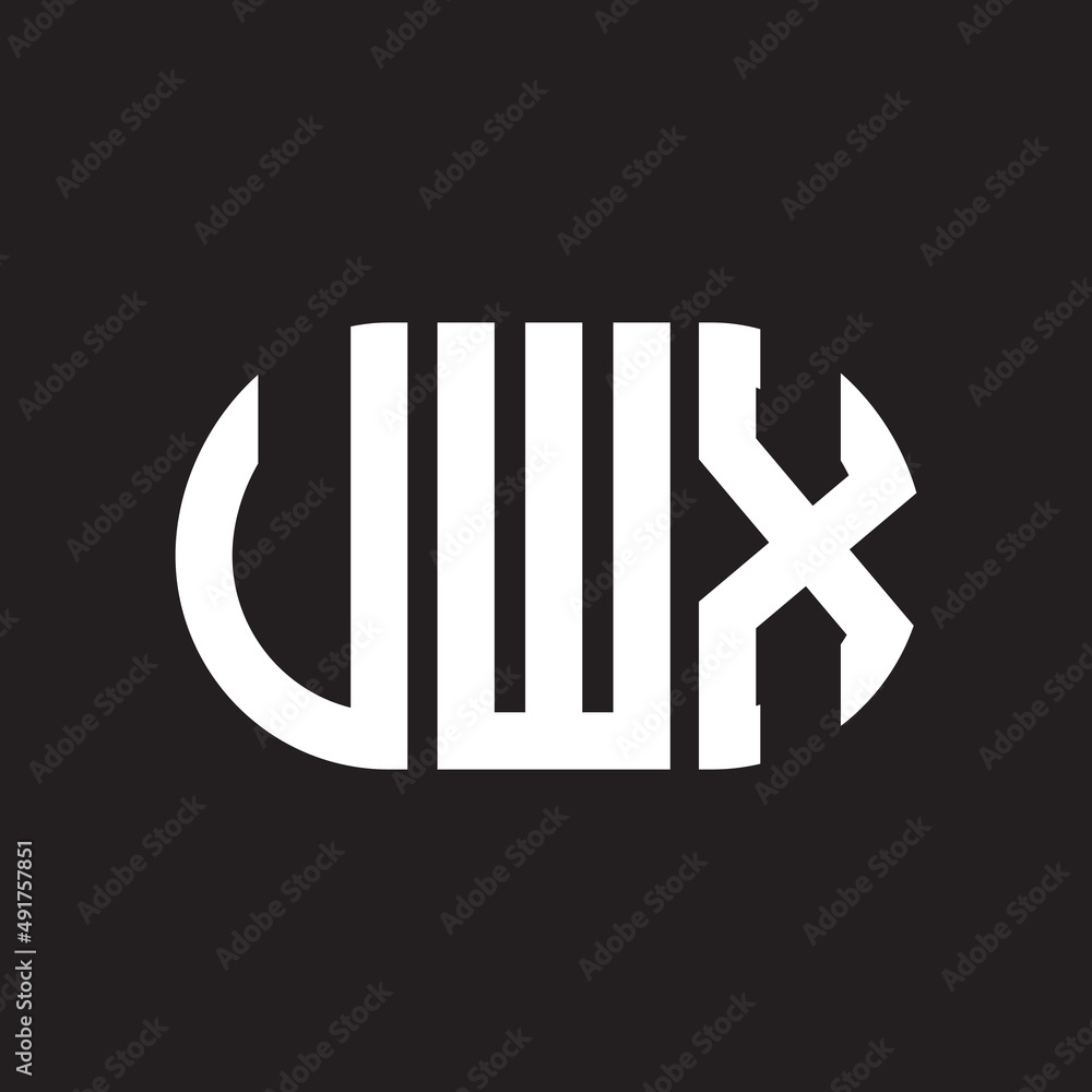 VWX letter logo design. VWX monogram initials letter logo concept. VWX letter design in black background. VWX letter logo design. VWX monogram initials letter logo concept. VWX letter design in black background.