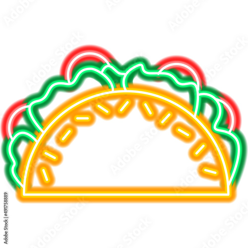 Mexican Tacos Neon
