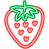 Strawberry Fruit Neon