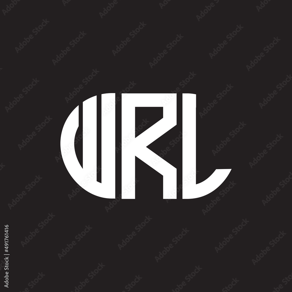 WRL letter logo design. WRL monogram initials letter logo concept. WRL letter design in black background. WRL letter logo design. WRL monogram initials letter logo concept. WRL letter design in black background.