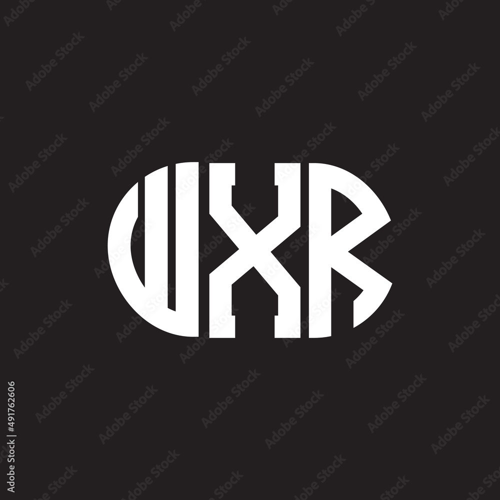 WXR letter logo design. WXR monogram initials letter logo concept. WXR letter design in black background. WXR letter logo design. WXR monogram initials letter logo concept. WXR letter design in black background.