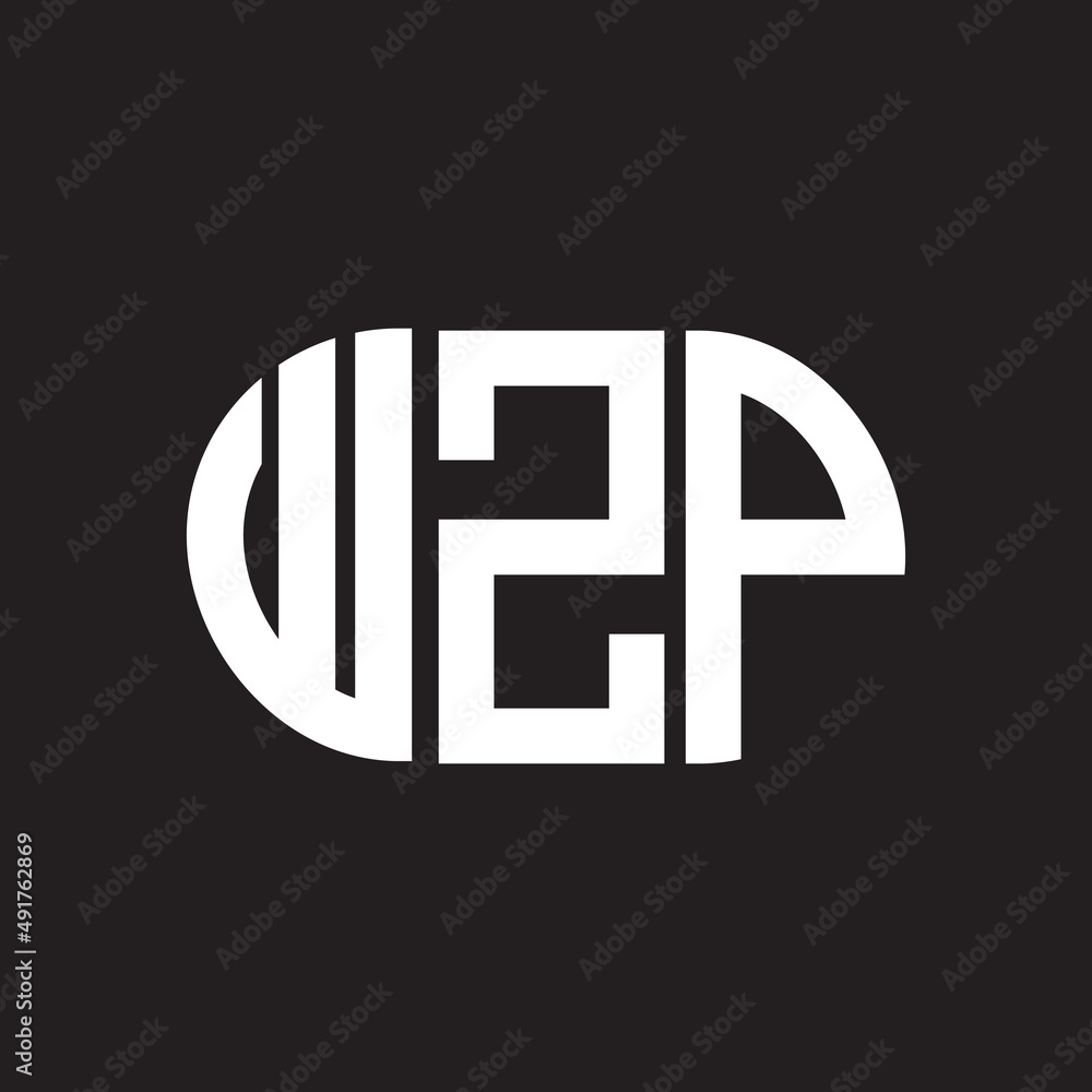 WZP letter logo design. WZP monogram initials letter logo concept. WZP letter design in black background. WZP letter logo design. WZP monogram initials letter logo concept. WZP letter design in black background.