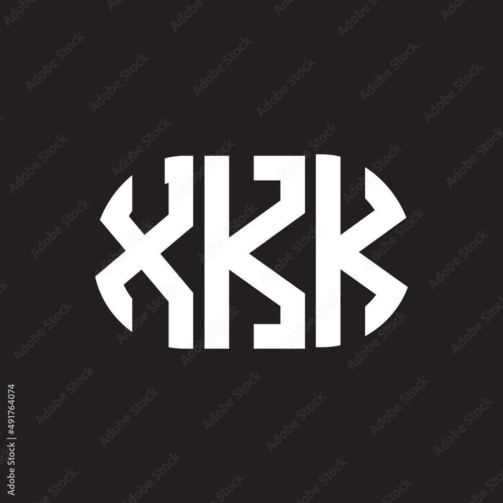XKK letter logo design. XKK monogram initials letter logo concept. XKK letter design in black background. XKK letter logo design. XKK monogram initials letter logo concept. XKK letter design in black background.