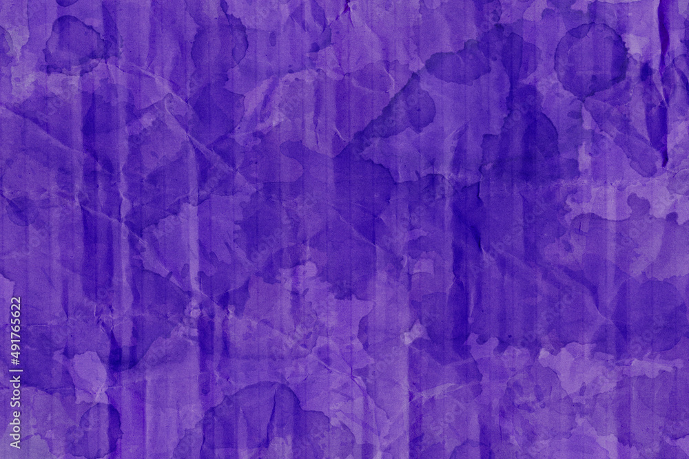 abstract dark purple cardboard paper carton surface wrinkles parcel texture with grunge cardboard sheet paper pattern.