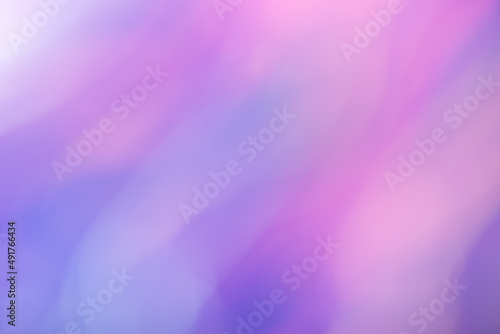 Blurred light purple and blue background. Defocused art abstract pearl gradient backdrop with lilac blur and bokeh.