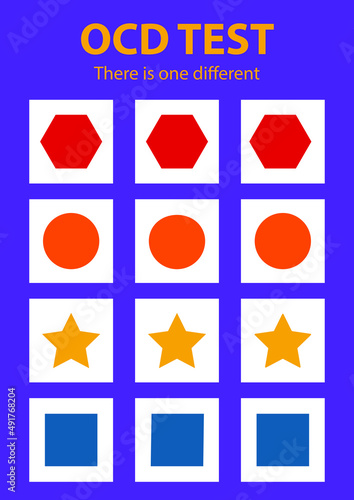 ocd obsessive compulsive disorder test poster ready to print