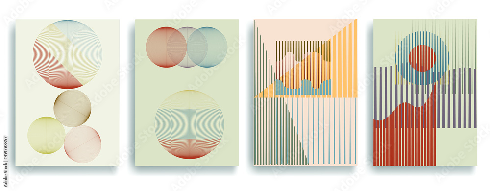 Art composition with lines .Modern art design .Neutral color stripes .Transition speed lines .Bauhaus style .Geometric shape. Wall art . Art composition with lines .Modern art design .Neutral color stripes .Transition speed lines .Bauhaus style .Geometric shape. Wall art .