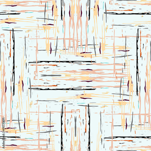 Obraz na płótnie ethnic seamless pattern chevron dye tie batik