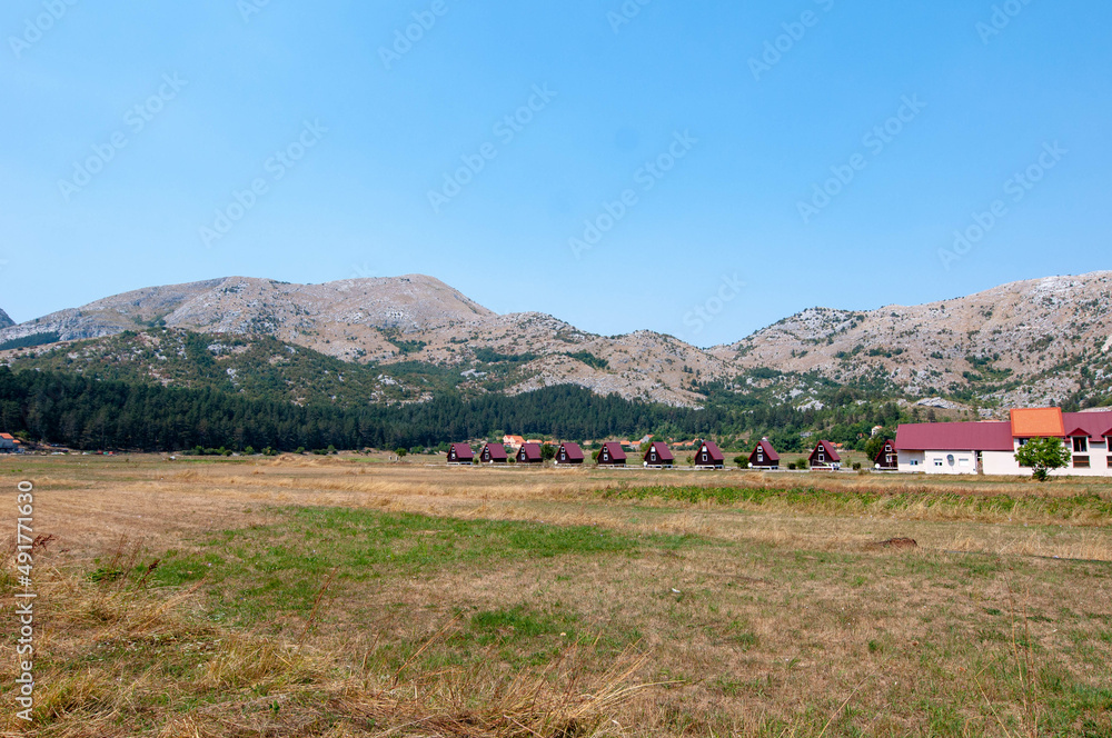 an eco village in the village in the mountains of Montenegro
