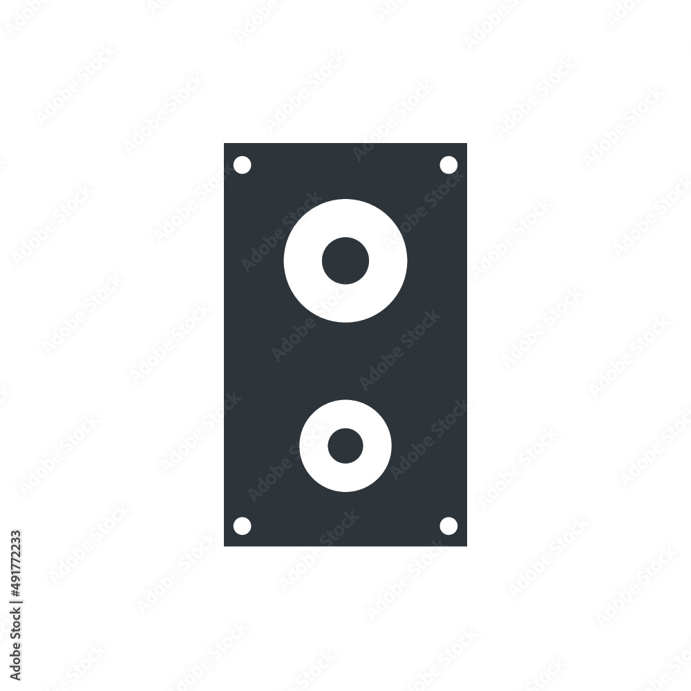 audio speaker isolated on white background audio speaker isolated on white background