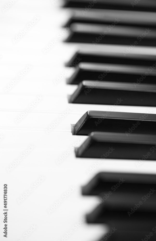 piano keys close up piano keys close up