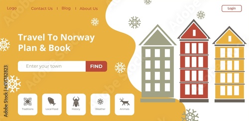 Travel to Norway plan and book, agency website