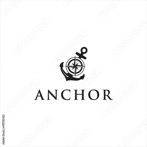 Anchor Nautical Logo Design with Retro Ship and Vintage Maritime Elements for Adventure and Travel Brand Identity