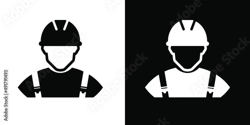 vector illustration of a construction worker	