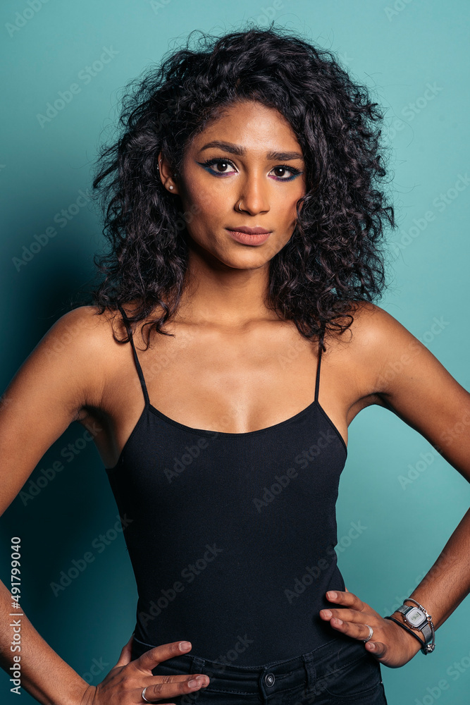 Young Beautiful Hispanic Woman Portrait Young Beautiful Hispanic Woman Portrait