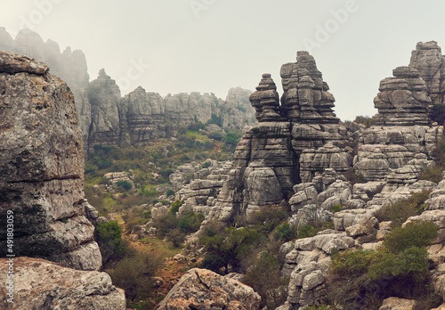 stone rock erosion torcal antequera 