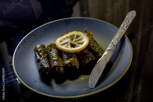 food made from grape leaves