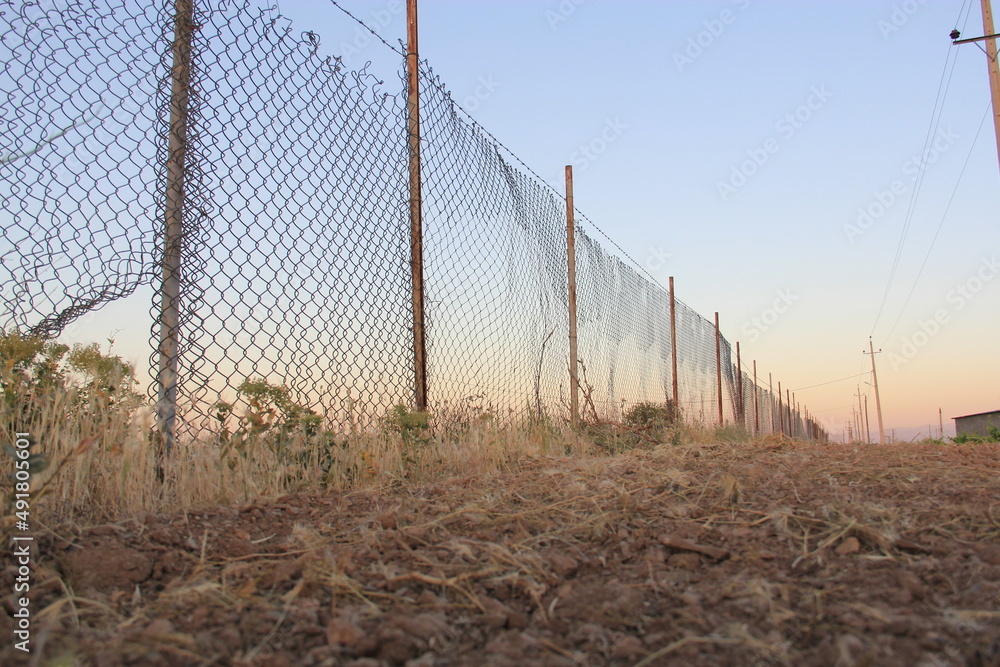 barbed wire fence barbed wire fence