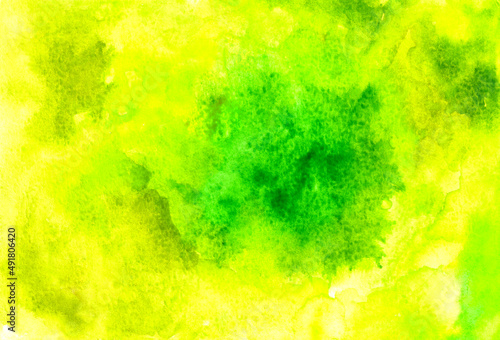 green abstract watercolor background with texture