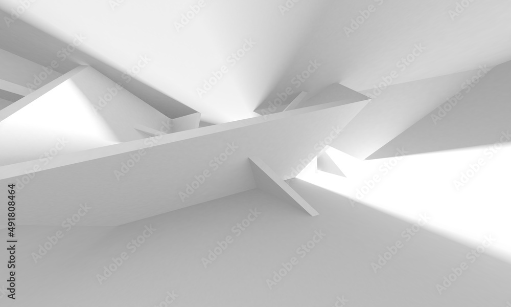 White Modern Background. Abstract Building Concept White Modern Background. Abstract Building Concept