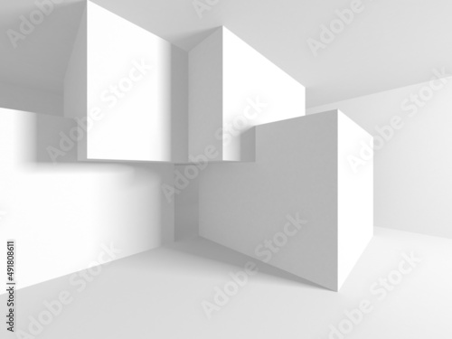 White Modern Background. Abstract Building Concept © VERSUSstudio