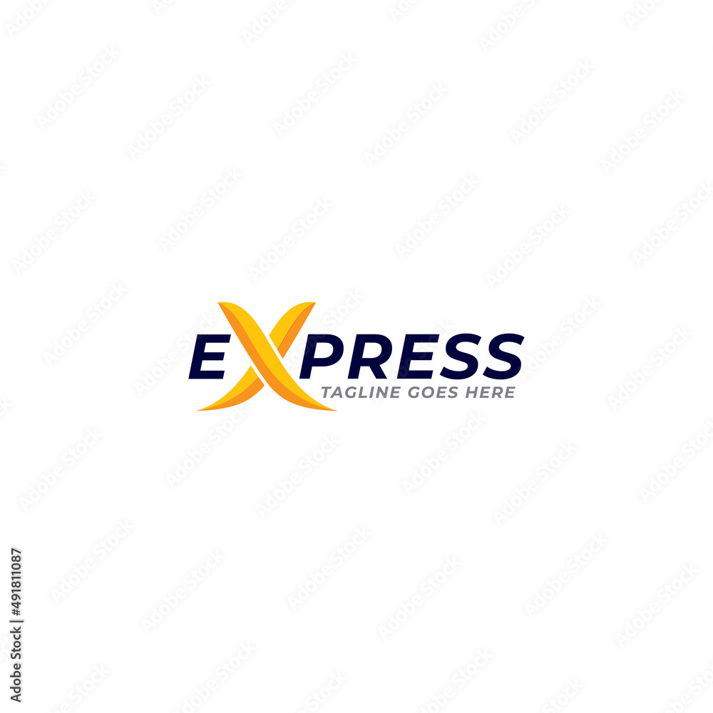 Fast Express Delivery Logo designs template, Logistic Logo designs concept vector Fast Express Delivery Logo designs template, Logistic Logo designs concept vector