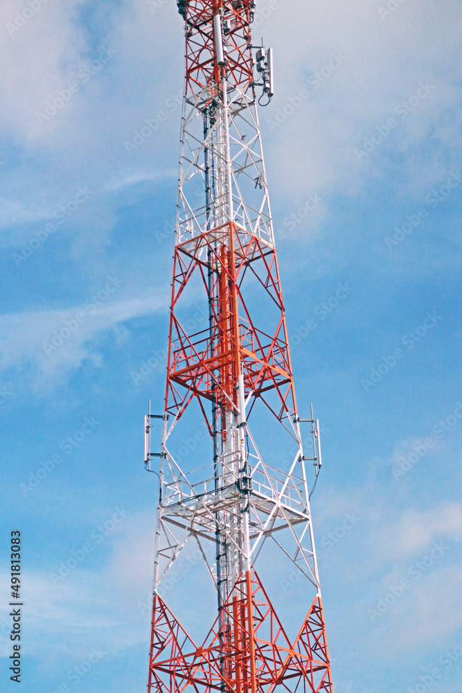 The Telecommunication steel tower The Telecommunication steel tower
