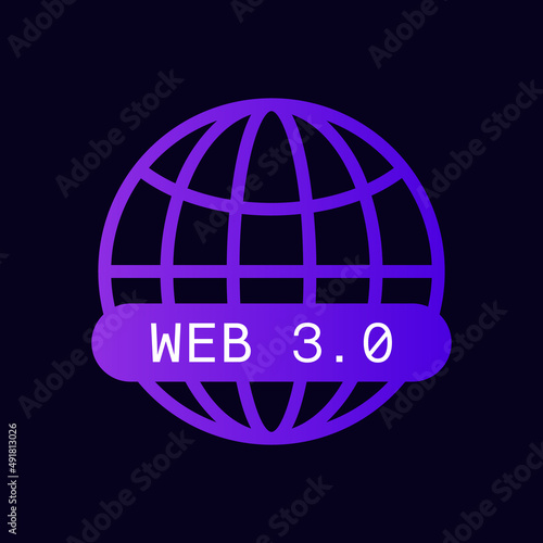 Web 3.0 Symbol Vector. Web3 Icon 