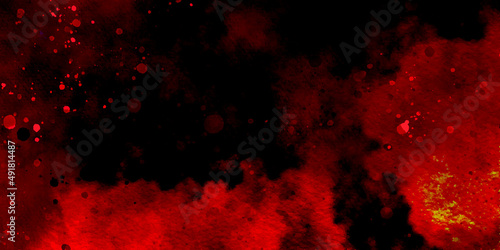 Red background with scratches and Old red scratched wall, grungy background or texture. Scary red wall for background. red wall scratches.