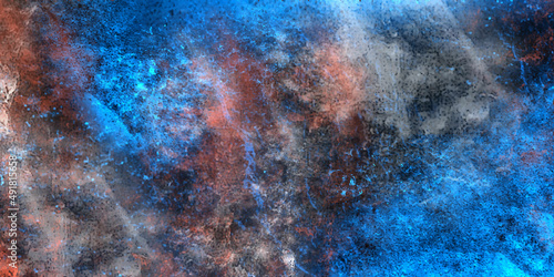Background with texture and planets, stars and galaxies in outer space showing the beauty of space exploration. abstract colorful background with paint adn Nebula an interstellar cloud of star dust.