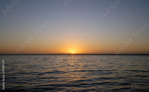 Sonnenaufgang in der Lagune Bacalar - Mexiko © Monika