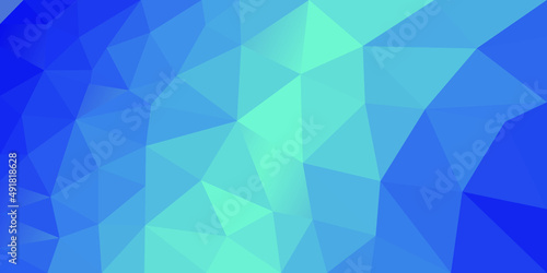backgrond lowpoly abstrak dengan gradasi warna biru