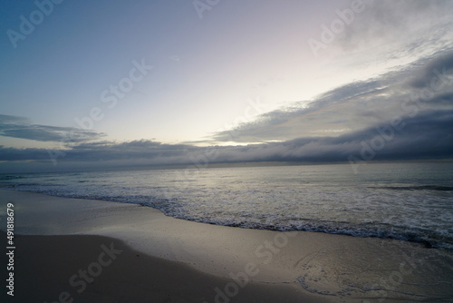 Sonnenaufgang am Strand in Tulum  Mexiko