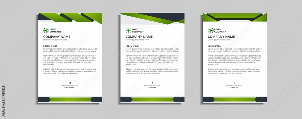 modern corporate letterhead template design modern corporate letterhead template design