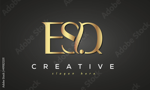 ESQ creative luxury logo design photo