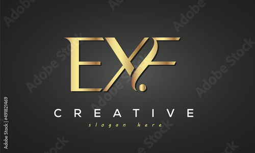 EXF creative luxury logo design photo