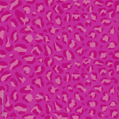 Abstract seamless vector pattern of leopard skin. Abstract print from the skin of wild animals. For print, web, home decor, fashion, surface, graphic design