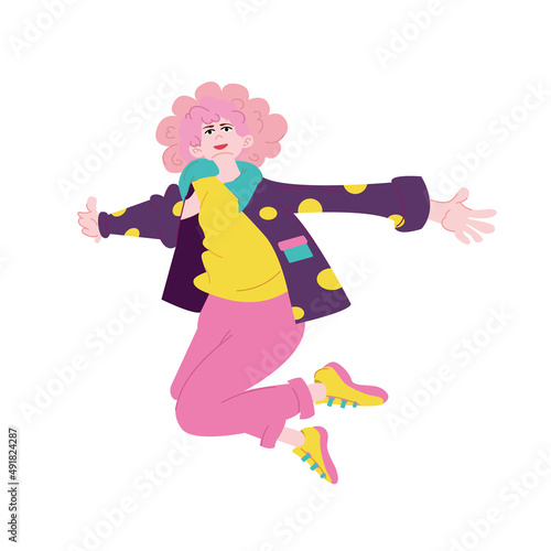 Dancing girls,a passionate young woman